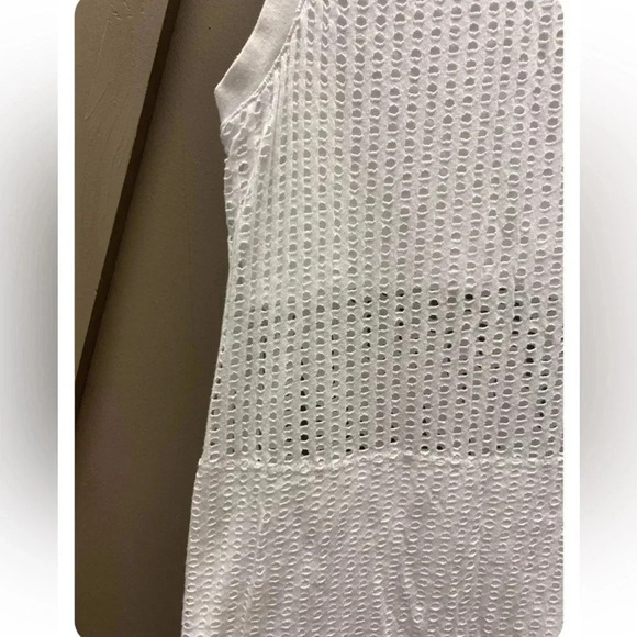 Fabletics Bryce White Mesh Mini Dress Size Small - Picture 6 of 9